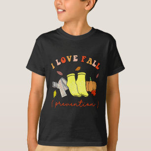 Camiseta Me Encanta La Prevención De Caídas En Acción De Gr