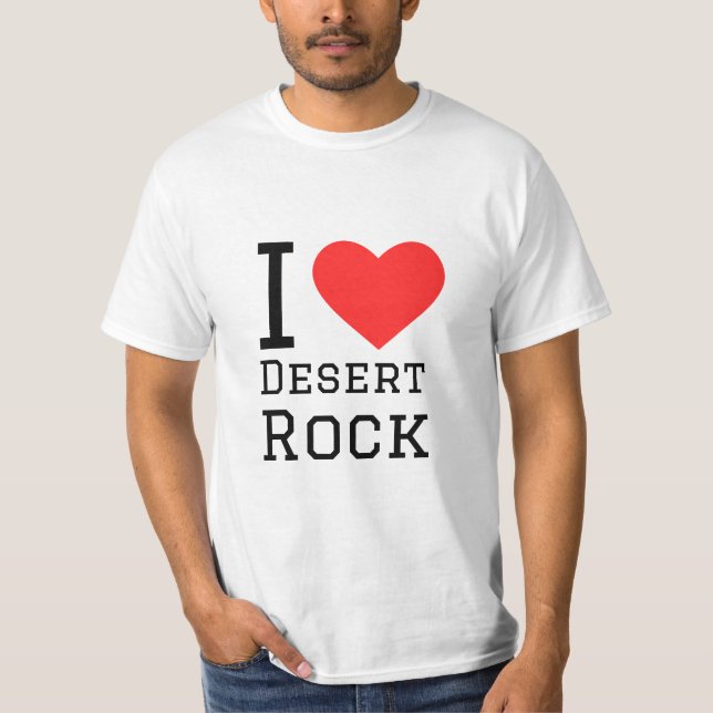Camiseta Me encanta la roca del desierto (Anverso)