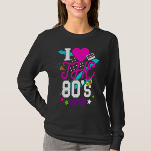 Camiseta Me encanta la ropa de los 80 para mujeres y hombre