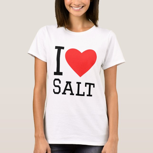 Camiseta Me encanta la sal (Anverso)