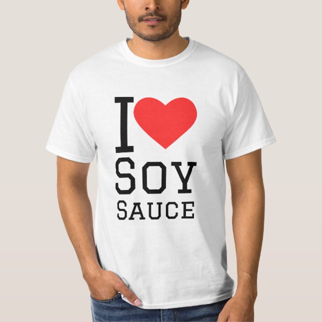 Camiseta Me encanta la salsa de soja (Anverso)