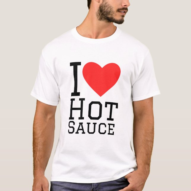 Camiseta Me encanta la salsa picante (Anverso)