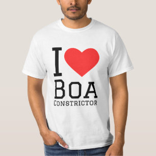 Camiseta Me encanta la serpiente boa