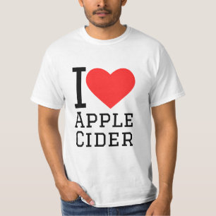 Camiseta Me encanta la sidra de manzana