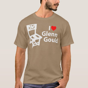 Camiseta Me encanta la silla Glenn Gould 