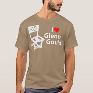Camiseta Me encanta la silla Glenn Gould