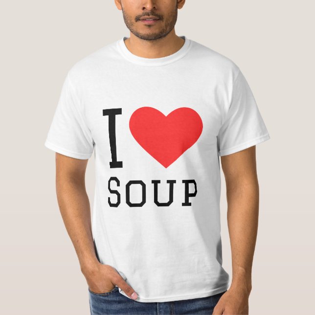 Camiseta Me encanta la sopa (Anverso)