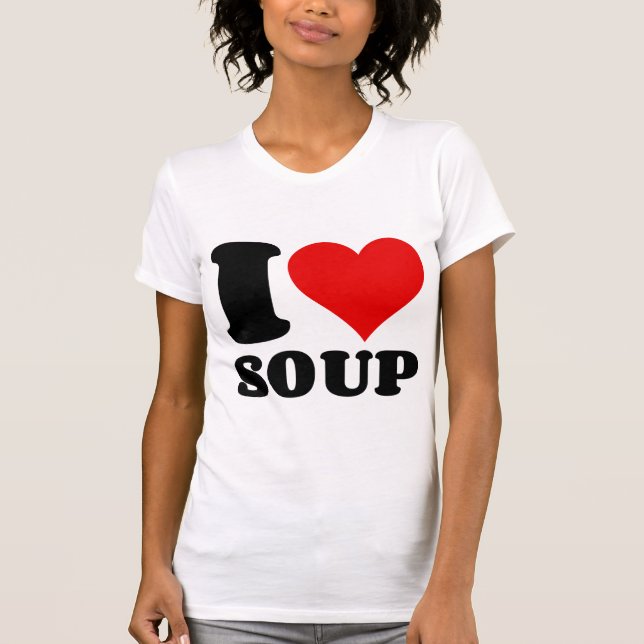CAMISETA ME ENCANTA LA SOPA (Anverso)
