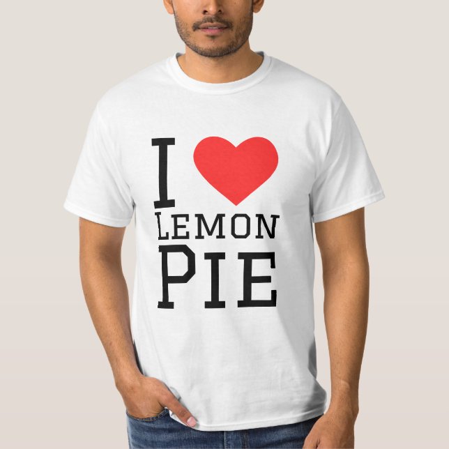 Camiseta Me encanta la tarta de limón (Anverso)