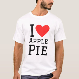Camiseta Me encanta la tarta de manzanas