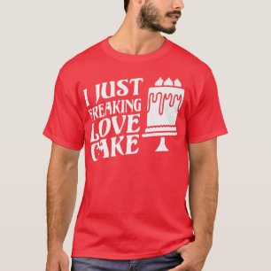 Camiseta Me encanta la tarta de pasteles