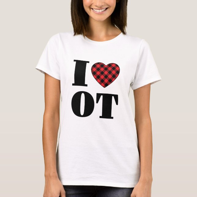 Camiseta Me encanta la terapia ocupacional (Anverso)