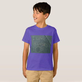 Camiseta Me encanta la tiza eclipsa que escribe sobre el ce