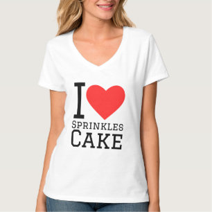 Camiseta Me encanta la torta de rociar
