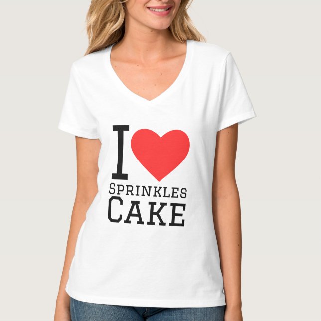 Camiseta Me encanta la torta de rociar (Anverso)