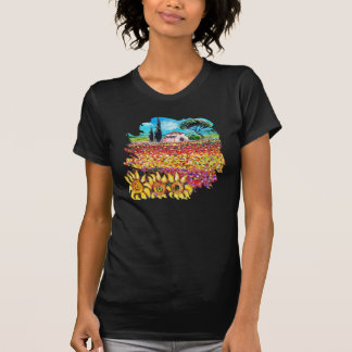 CAMISETA ME ENCANTA LA TOSCANA Y LAS FLORES
