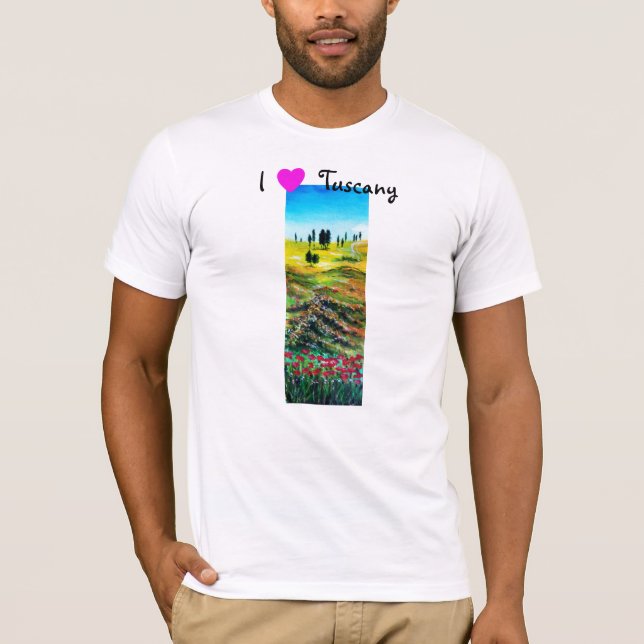 CAMISETA ME ENCANTA LA TOSCANA Y LAS PAPAS (Anverso)