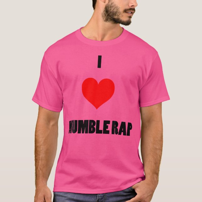Camiseta Me encanta la trampa de rap de mumble (Anverso)
