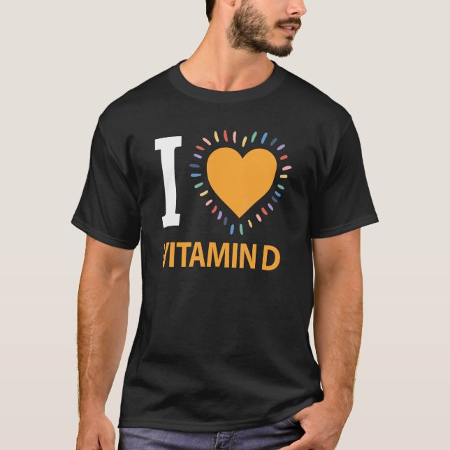 Camiseta Me encanta la vitamina D (Anverso)