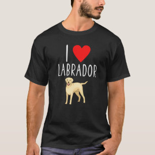 Camiseta Me encanta Labrador Lab Retriever Labrador