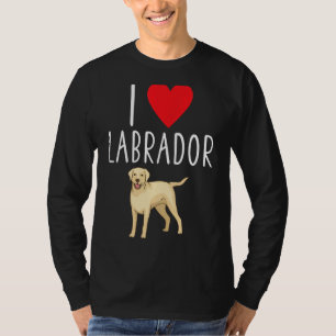 Camiseta Me encanta Labrador Lab Retriever Labrador