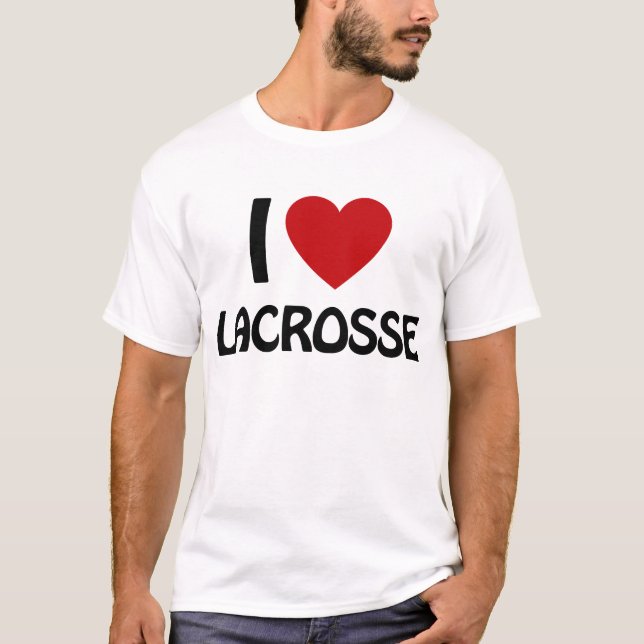 Camiseta Me encanta Lacrosse (Anverso)