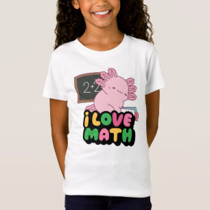 Camiseta Me encanta las matemáticas – Diseño de aula de ado