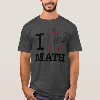 Camiseta me encanta las matemáticas Matemáticas Divertido v