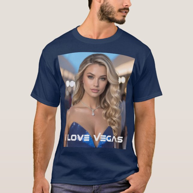 CAMISETA ME ENCANTA LAS VEGAS (Anverso)