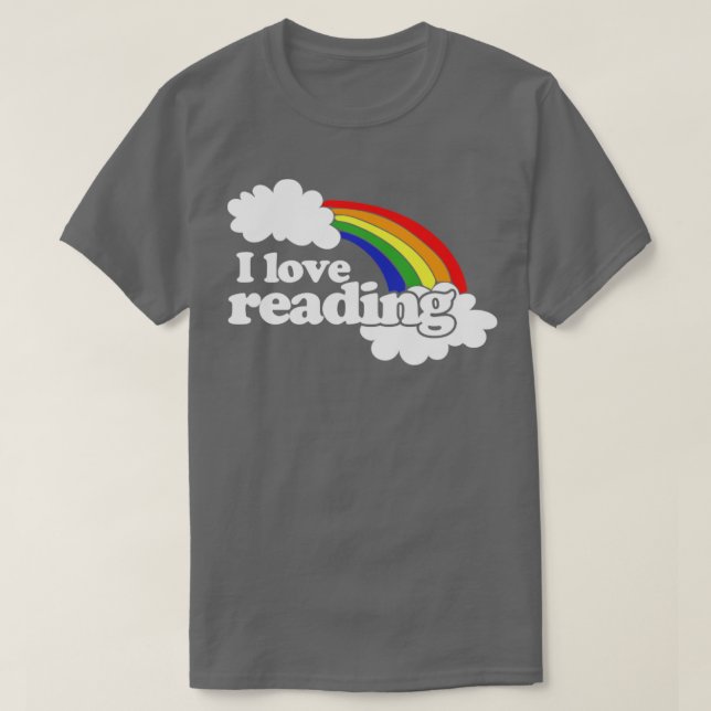Camiseta Me encanta leer (Diseño del anverso)