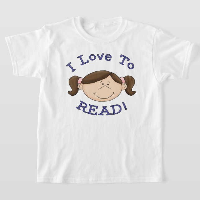 Camiseta Me encanta leer Chica (Distribución)