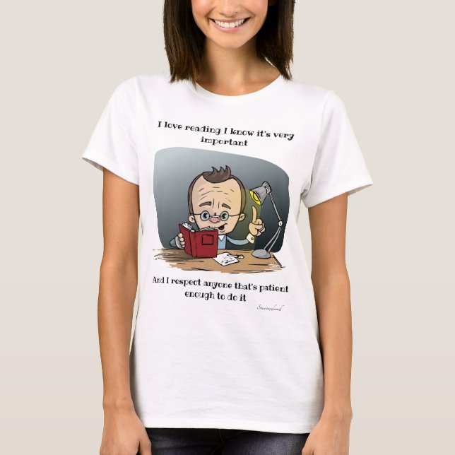 Camiseta Me encanta leer sé que es importante (Anverso)