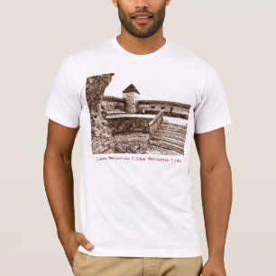 Camiseta Me encanta Lida Belarus Architecture Castle Sketch