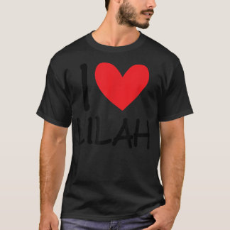 Camiseta Me encanta Lilah Nombre Chica personalizada Mujer 
