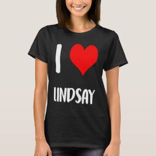 Camiseta Me encanta LINDSAY valentine, lo siento señoras, c