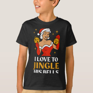 Camiseta Me encanta llenar su media, Me encanta hacer sonar