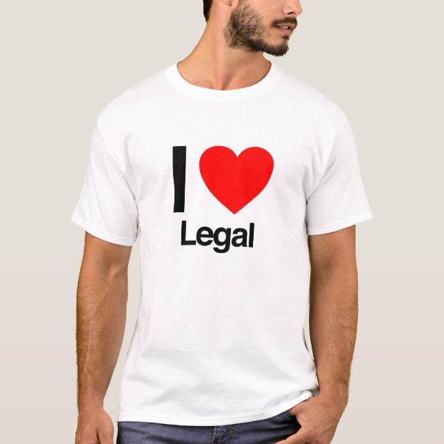Camiseta me encanta lo legal (Anverso)