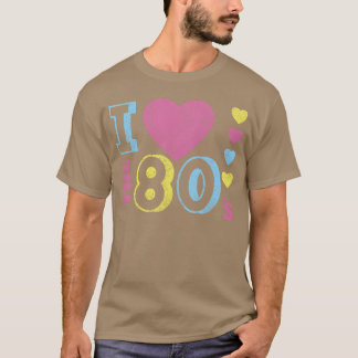 Camiseta me encanta lo retro de los 80
