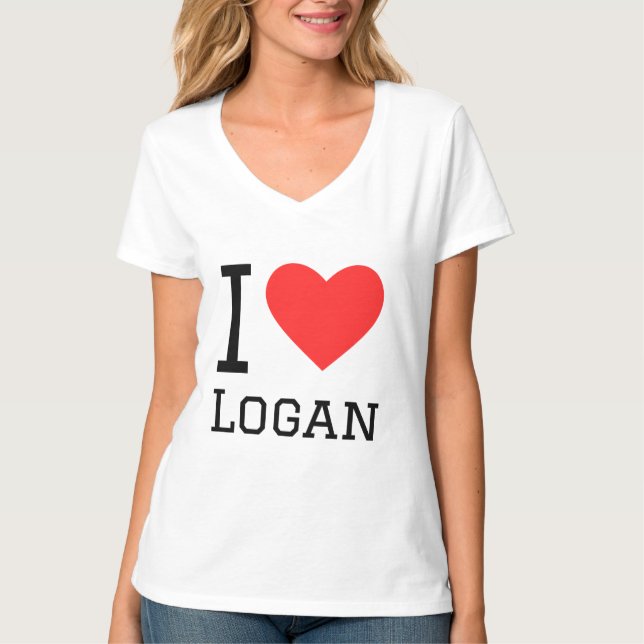 Camiseta Me encanta Logan (Anverso)