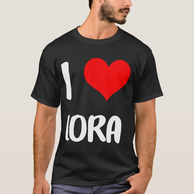 Camiseta Me encanta LORA valentine, lo siento señoras, chic (Anverso)