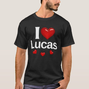 Camiseta Me encanta Lucas Gift por el estilo de diseño de m