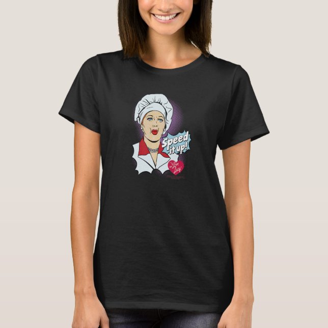 Camiseta Me Encanta Lucy Speed It Up Comic (Anverso)