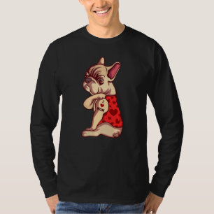 Camiseta Me encanta mamá Perro tatuaje Bulldog inglés Toro