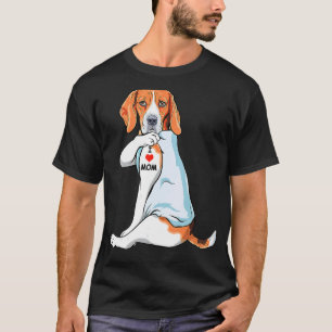 Camiseta Me Encanta Mamá Tattoo Treting Walker Coonhound Mo