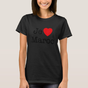 Camiseta Me encanta Maroc, j'aime Le Maroc Ilustracion gráf