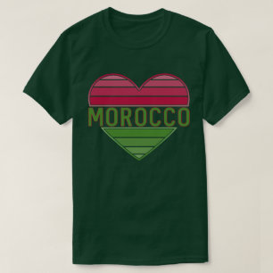 Camiseta Me encanta Marruecos, el corazón marroquí