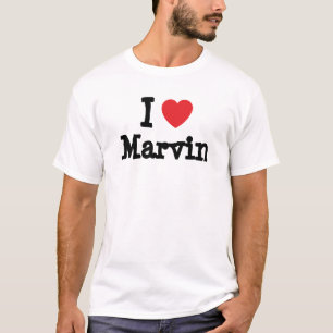Camiseta Me encanta Marvin corazón personalizado personali