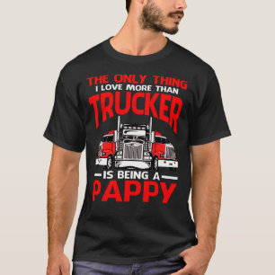 Camiseta Me Encanta Más Que Un Camionero Ser Padres De Pape