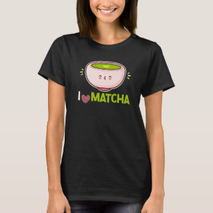 Camiseta Me encanta Matcha Green Powers Leaves Matcha