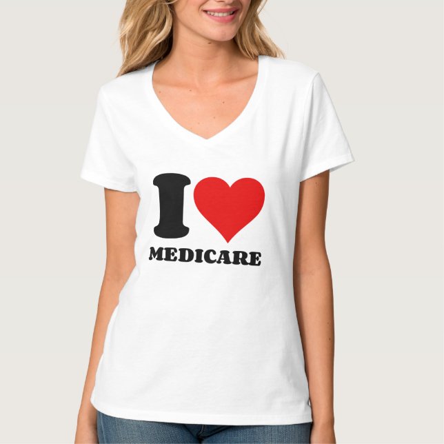 CAMISETA ME ENCANTA MEDICARE (Anverso)